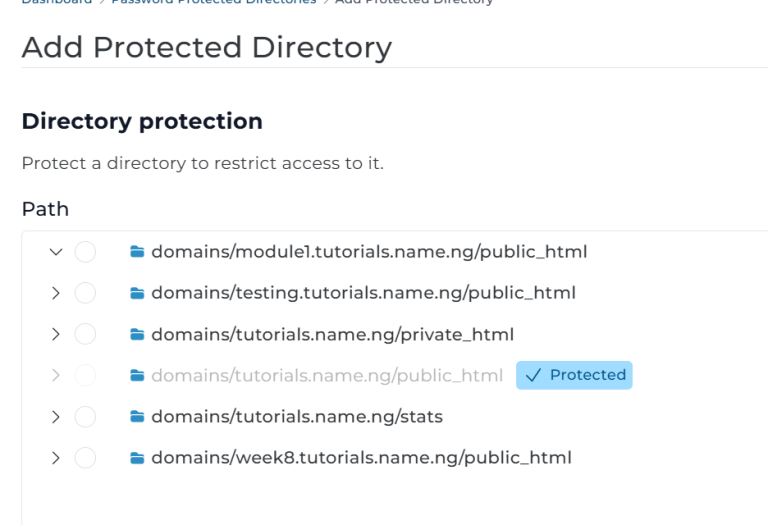 How to Create a Password-Protected Directory in DirectAdmin